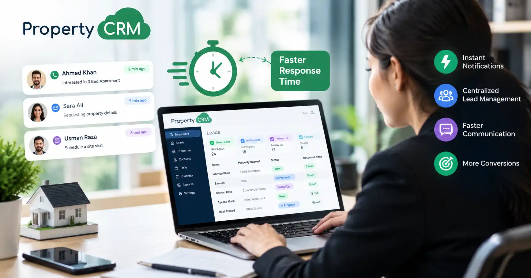 How Property CRM Improves Lead Response Time