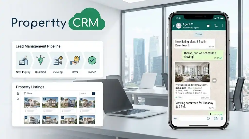 Key features of a WhatsApp-integrated real estate CRM
